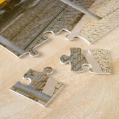 Historische tramgebouwen Lissabon Portugal Reizen Legpuzzel (Zijkant)