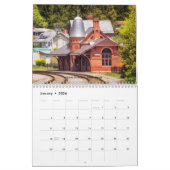 Historische treindepots kalender (Jan 2026)