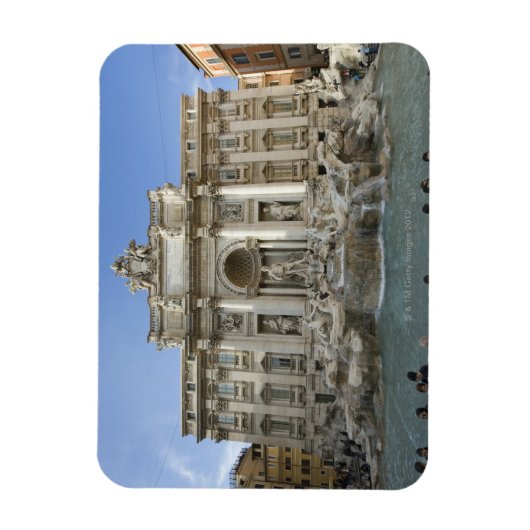 Historische Trevi-fontein in Rome, Italië Magneet (Verticaal)