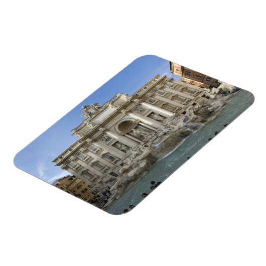 Historische Trevi-fontein in Rome, Italië Magneet (Linkerzijde)