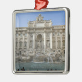 Historische Trevi-fontein in Rome, Italië Metalen Ornament (Links)