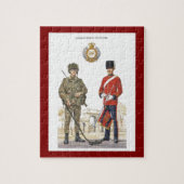 Historische uniformen, korps van Royal Engineers Legpuzzel (Verticaal)