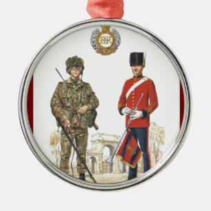 Historische uniformen, korps van Royal Engineers Metalen Ornament