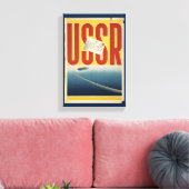 Historische USSR-reisposter Canvas Afdruk (Insitu (Woonkamer))