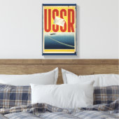 Historische USSR-reisposter Canvas Afdruk (Insitu (Slaapkamer))