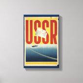 Historische USSR-reisposter Canvas Afdruk (Voorkant)