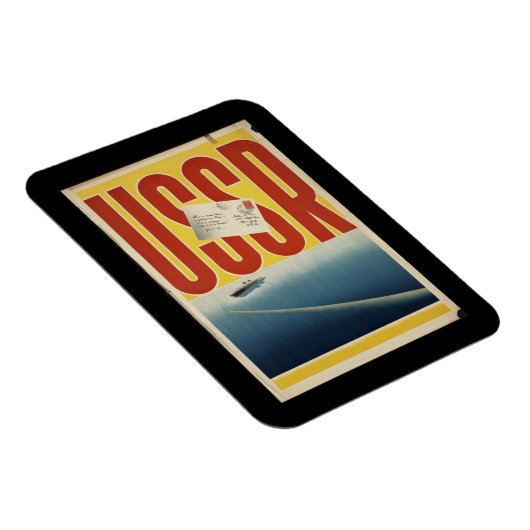 Historische  USSR-reisposter Magneet (Rechterzijde)