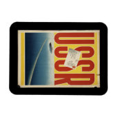 Historische  USSR-reisposter Magneet (Horizontaal)