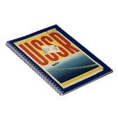 Historische  USSR-reisposter Notitieboek (Rechterzijde)