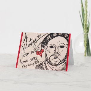 Historische verhalen van Henry VIII Valentijn Gree Kaart