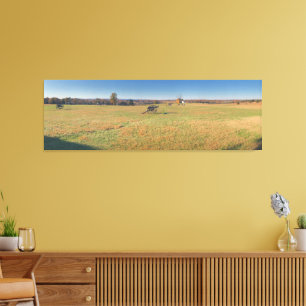 Historische Virginia Battlefield-foto - American C Canvas Afdruk