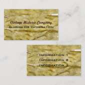 historische Visitekaartjes (Voorkant / Achterkant)