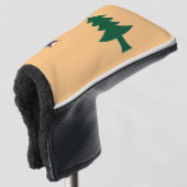 Historische vlag van Maine (1901-1909) Golfheadcover (3/4 voorkant)