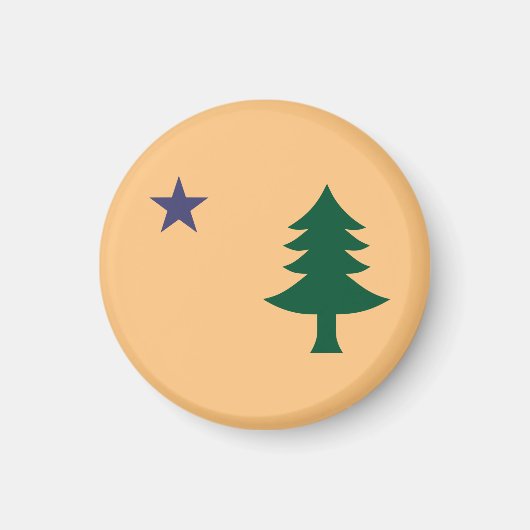 Historische vlag van Maine (1901-1909) Magneet (Voorkant)