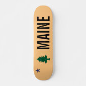 Historische vlag van Maine (1901-1909) Persoonlijk Skateboard (Voorkant)