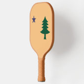 Historische vlag van Maine (1901-1909) Pickleball Paddle (Links)
