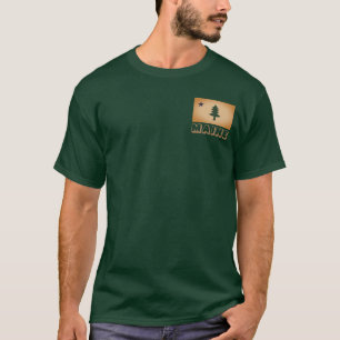 Historische vlag van Maine (1901-1909) T-Shirt