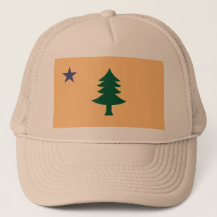 Historische vlag van Maine (1901-1909) Trucker Pet