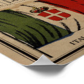 Historische vlaggen van de wereld (1869) poster (Hoek)