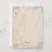 Historische vlaggenuitnodiging kaart (Achterkant)