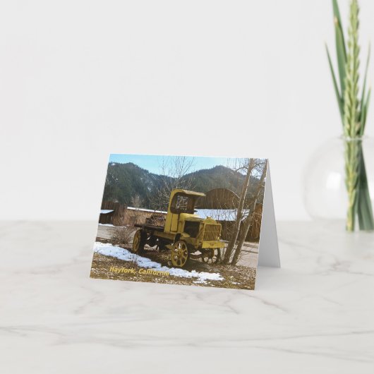 Historische vrachtwagen van 1912...... kaart (Voorkant)