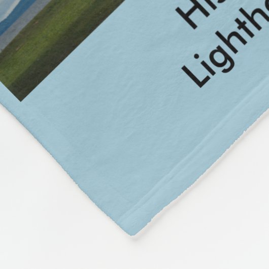 Historische vuurtoren fleece deken (Hoek)