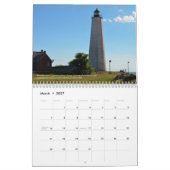 Historische vuurtoren van New England Kalender (Mar 2027)