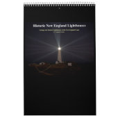 Historische vuurtoren van New England Kalender (Hoes)