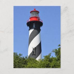 Historische vuurtoren van St. Augustine, Florida Briefkaart