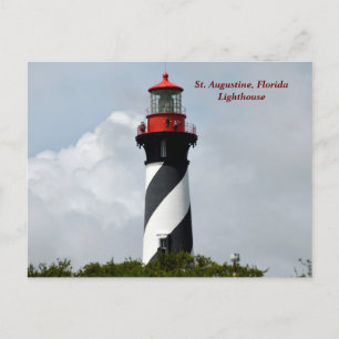 Historische vuurtoren van St. Augustine, Florida Feestdagenkaart