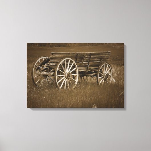 historische wagon #1 Canvas Wall Art (Voorkant)