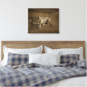 historische wagon #2 Canvas Wall Art (Insitu (Slaapkamer))