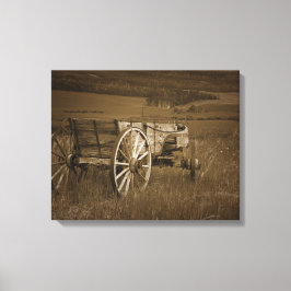  historische wagon #2 Canvas Wall Art Afdruk