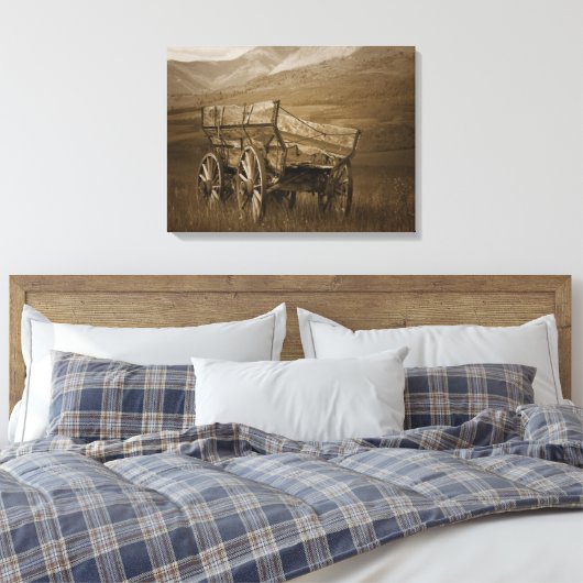  historische wagon #3 Canvas Wall Art (Insitu (Slaapkamer))