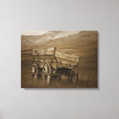  historische wagon #3 Canvas Wall Art (Voorkant)