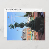 Historische waterfontein - Massachusetts Briefkaar Briefkaart (Voorkant / Achterkant)