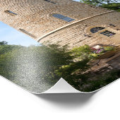 Historische watertoren in Westerne sproeiers Foto Afdruk (Hoek)