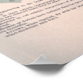 Historische weerskaart poster (Hoek)