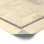 Historische Wereldkaart 2 Poster (Hoek)