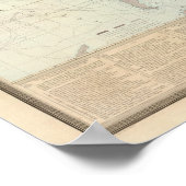 Historische Wereldkaart Poster (Hoek)