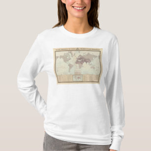 Historische Wereldkaart T-shirt