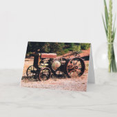 Historische Wildwood tractor... Kaart (Voorkant)