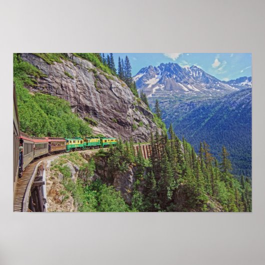 Historische Yukon Trein, Canada Poster (Voorkant)
