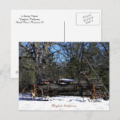 Historische Zes Lente Wagon.... Briefkaart (Voorkant / Achterkant)