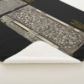 Historische Zilveren  Schrijfdoos Sherpa Blanket Deken (3/4)