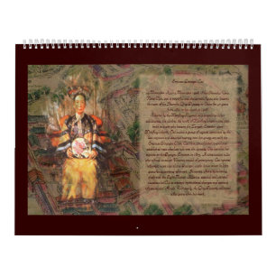 Historische zomerkalender kalender