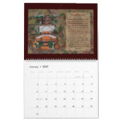 Historische zomerkalender kalender (Jan 2027)