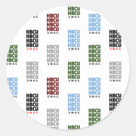 Historische Zwarte Hogeschool en Universiteiten HB Ronde Sticker