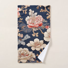 Historisches chinesisches Stoffmuster Bad Handdoek