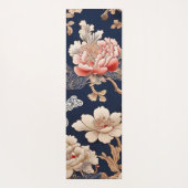 Historisches chinesisches Stoffmuster Yogamat (Achterkant)